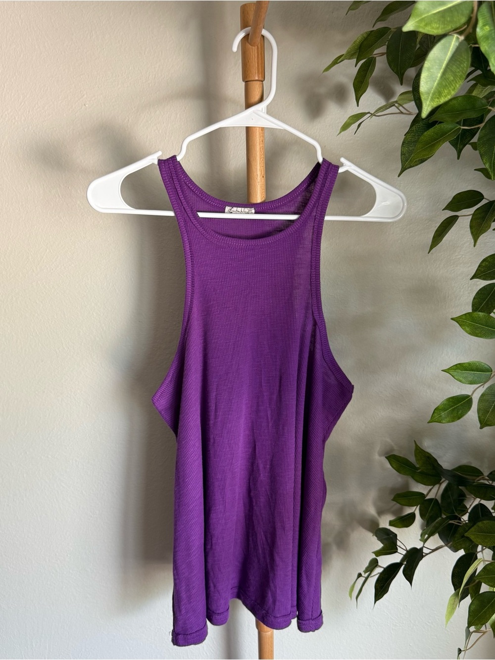 Intimately By Free People Purple Halter Oversized Tank Top Women’s Size Small